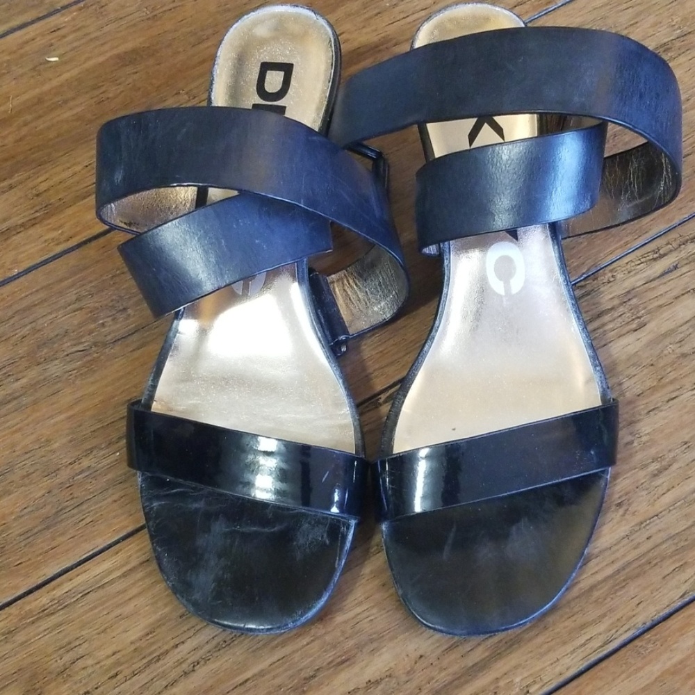 Black strappy sandals